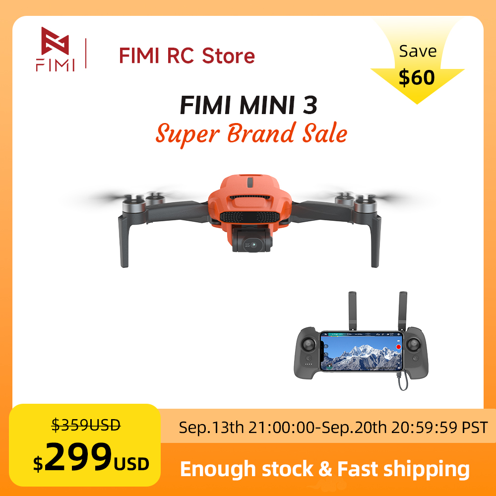 Drone Gimbal Brushless - FIMI MINI 3 Camere Drone 4K